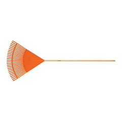 Lapų grėblys, 26 lankstūs plastikiniai dantukai, medinė rankena, 122 cm, Truper®