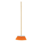 Universali šluota su PVC šeriais. Plotis 26cm. Medinė rankena 120cm Klintek®