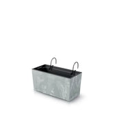 195x185x395 Vazonas gėlėms URBI CASE BETON EFFECT