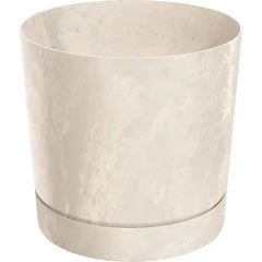 Vazonas gėlėms TUBO BETON EFFECT Kreminė