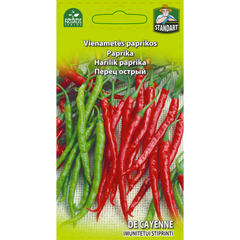 VIENAMETĖS PAPRIKOS DE CAYENNE (aštri) 0.3g