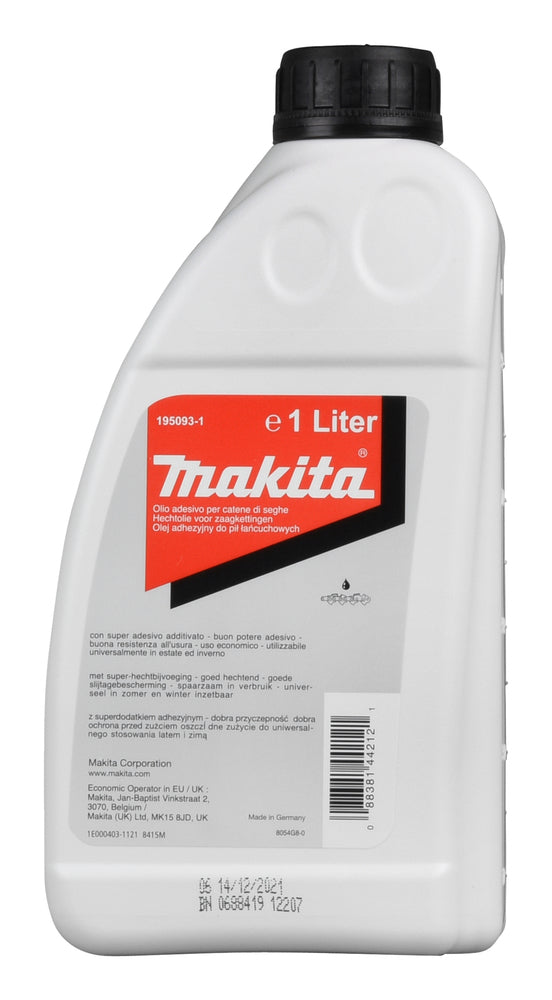 Alyva pjūklų grandinėms tepti Makita; 1 l