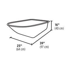 Karutis su plastikine talpa 120l Truper®