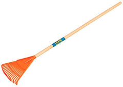 Truper lapų grėblys vaikams, 15 plastikinių dantukų, medinė rankena 123cm