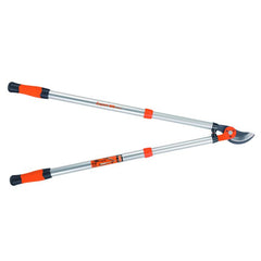 EXPERT teleskopinės šakų žirklės prasilenkiančiais ašmenimis. Super lengvos aliuminio rankenos. Guminiai amortizatoriai. Bendras ilgis 700-900 mm. Kerpa iki 40 mm šakas.
