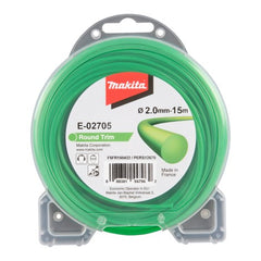 Pjovimo gija Makita 2,0 mm/15 m; apvali