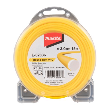 Pjovimo gija Makita E-02836; 3 mm/15 m; apvali