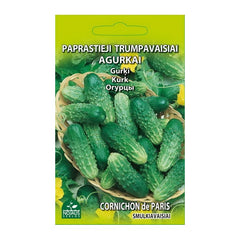 PAPRASTIEJI TRUMPAVAISIAI AGURKAI CORNICHON DE PARIS 1g
