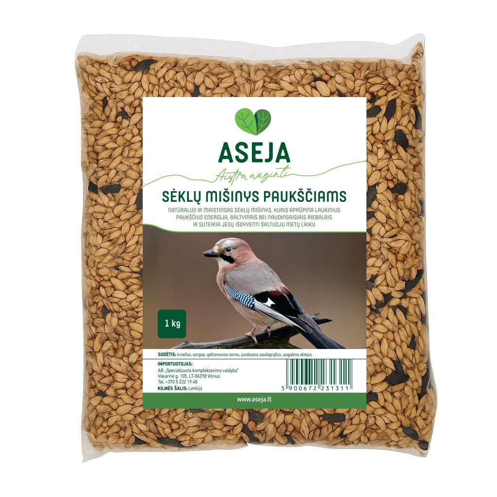 Sėklų mišinys paukščiams 1kg