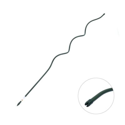Kuoliukai augalams, spiraliniai, klasikinio tipo, metaliniai, žali 180cm